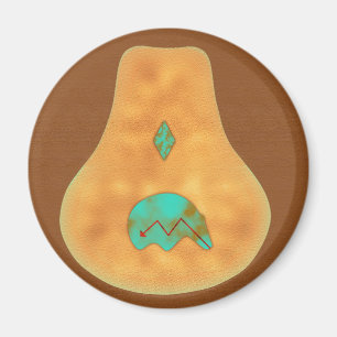 Indianeramerikanischer Zuni-Bär Magnet