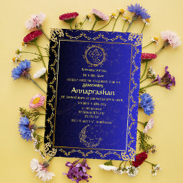 IndianerBaby "Annaprashan" Einladung