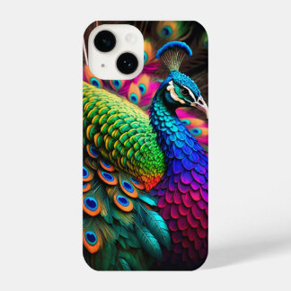 Indianerblaue Pfauengehäuse für iPhone14 iPhone 14 Hülle