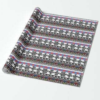 Indianerethnische Illustration Geschenkpapier