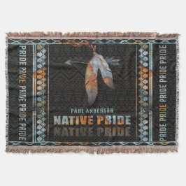 Indianerfeather Retro-Arrow Decke
