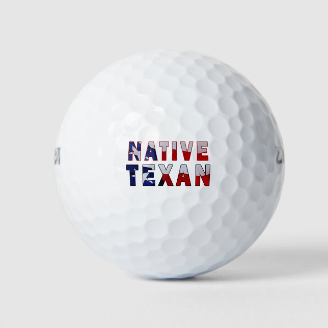 Indianerflagge Golfball (Vorderseite)