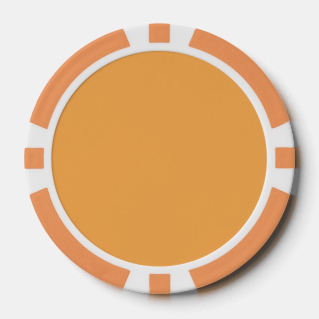 Indianergelbe Farbdekoration - fertig zum Anpassen Pokerchips (Vorderseite)