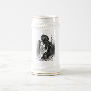 Indianerhäuptling-Tasse Bierglas