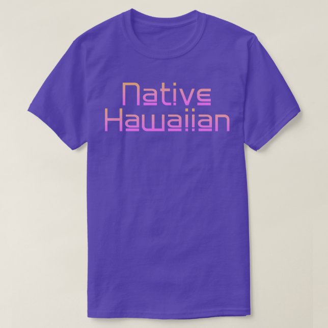 Indianerhawaiisch T-Shirt (Design vorne)