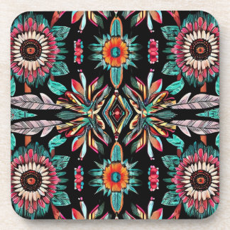 Indianerin Bohemain Getränkeuntersetzer