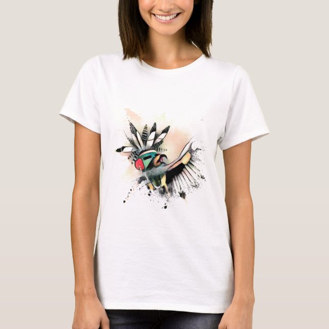 Indianerin Kachina Dancer T-Shirt (Vorderseite)