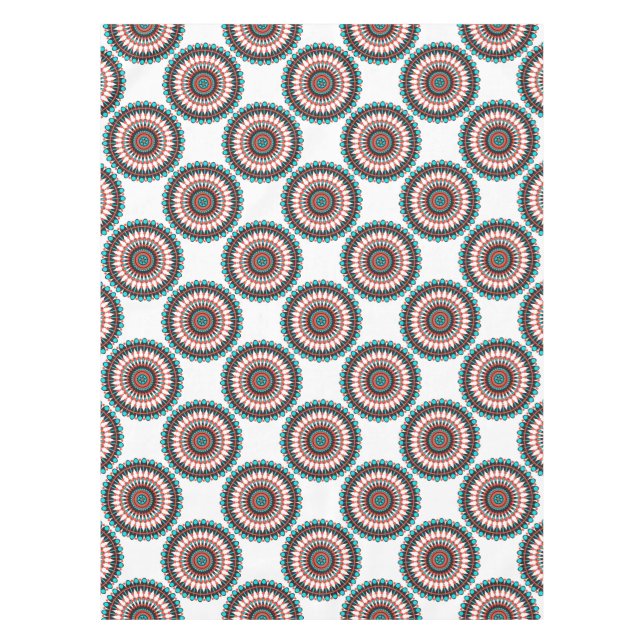 Indianerin Mandala Tischdecke (Vorderseite)