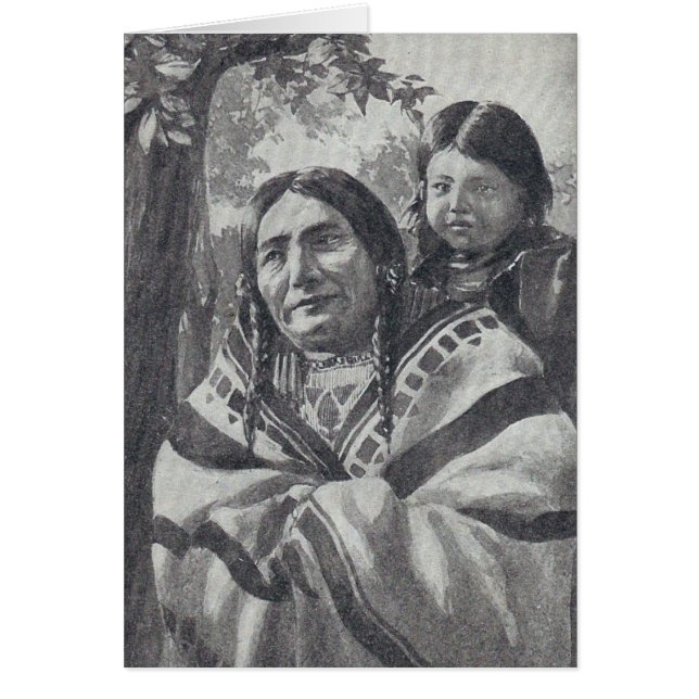 Indianerin und Kind (Vorne)