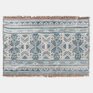 Indianerisches mexikanisches Muster Decke