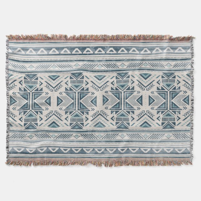 Indianerisches mexikanisches Muster Decke (Vorderseite)