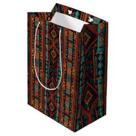 Indianerisches Muster Boho Culture Abstrakt Arts Mittlere Geschenktüte