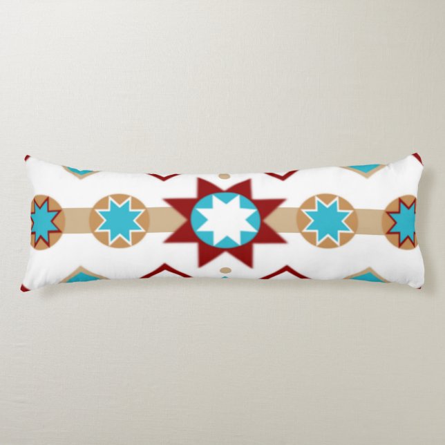 Indianerisches Muster Seitenschläferkissen (Vorderseite)