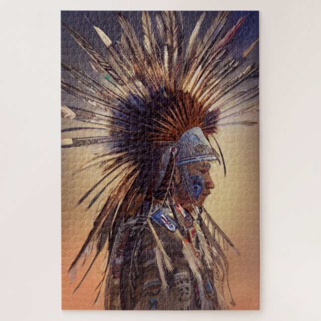 Indianerisches Ojibwe-Puzzle (Vertikal)