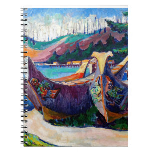 Indianerkanadische Emily Carr-Malerkanonen Notizblock