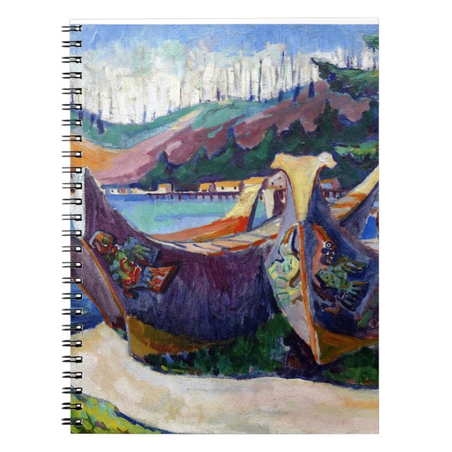 Indianerkanadische Emily Carr-Malerkanonen Notizblock (Vorderseite)