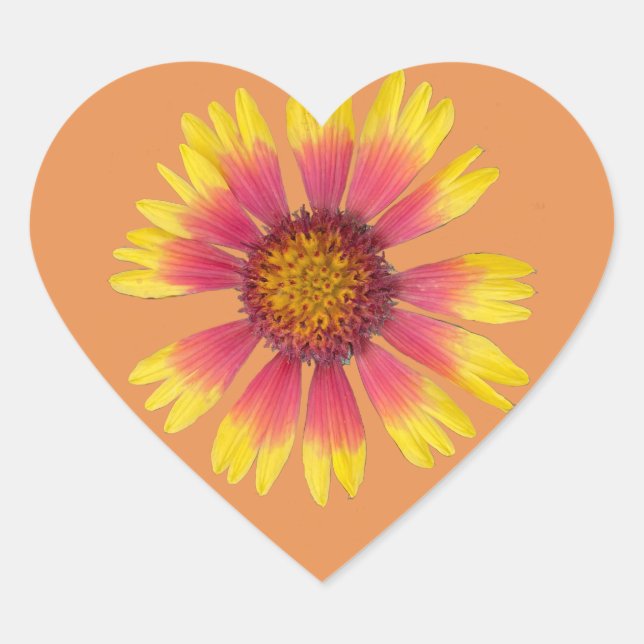 Indianerkleber Herz-Aufkleber (Vorderseite)