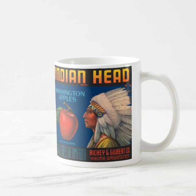 Indianerkopf Kaffeetasse (Rechts)