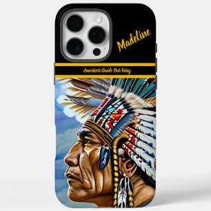 IndianerkriegerGazes iPhone 16 Pro Max Hülle