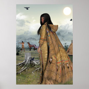 Indianerleben Poster