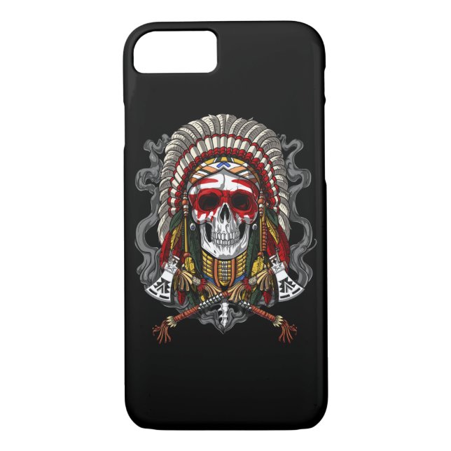 Indianeroberhaube Case-Mate iPhone Hülle (Rückseite)