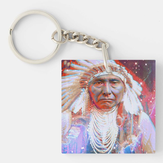 Indianerpferd Schlüsselanhänger (Vorderseite)