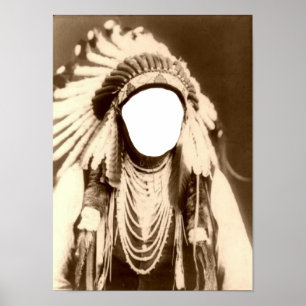 Indianerposter Poster