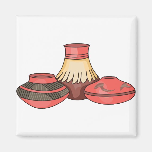 Indianerpotterie Magnet (Vorne)