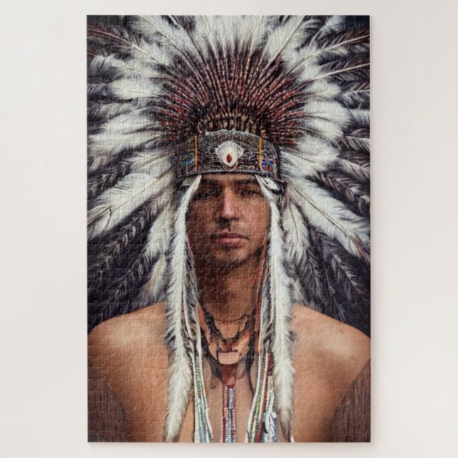 Indianerpuzzle (Vertikal)