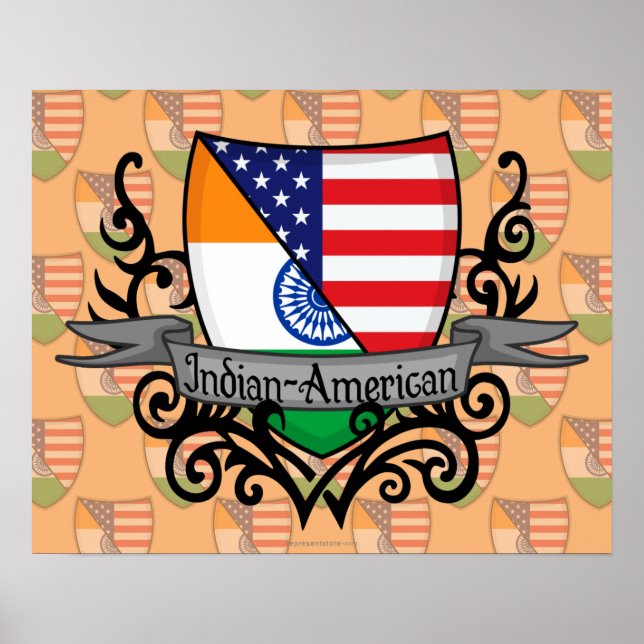 Indianerschild-Flagge Poster (Vorne)