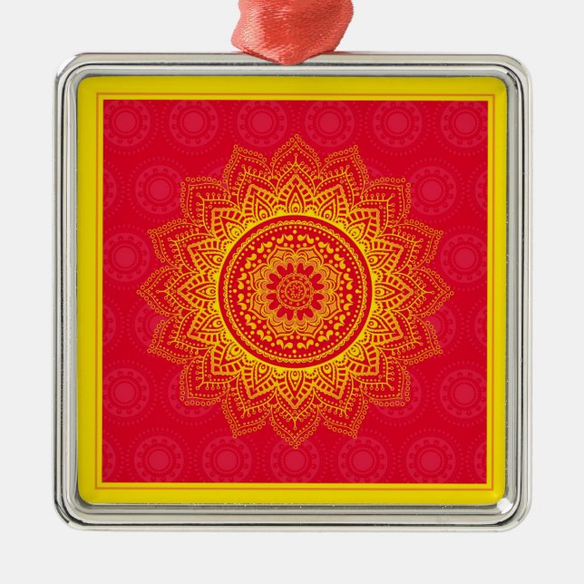 Indianerschmuck Ornament Aus Metall (Vorne)