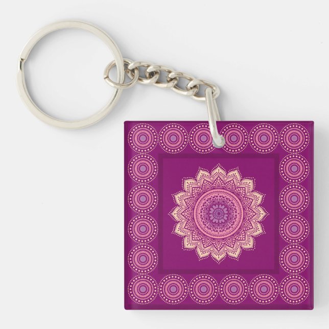 Indianerschmuck Schlüsselanhänger (Vorderseite)