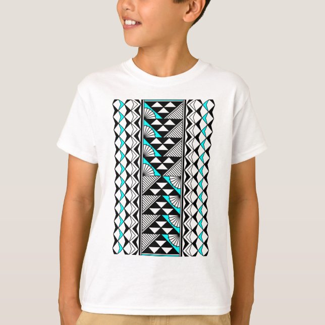 Indianersonne und Regen auf Türkis T-Shirt (Vorderseite)