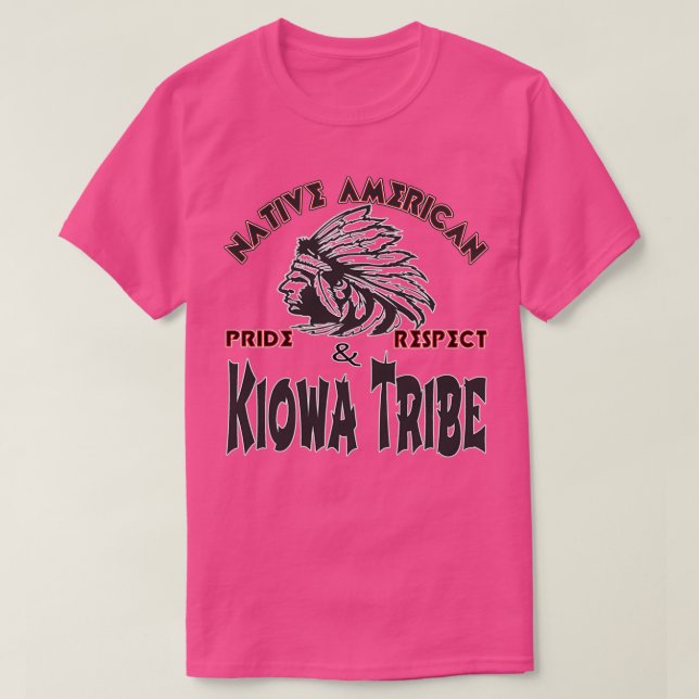Indianerstamm der Kiowa  T-Shirt (Design vorne)