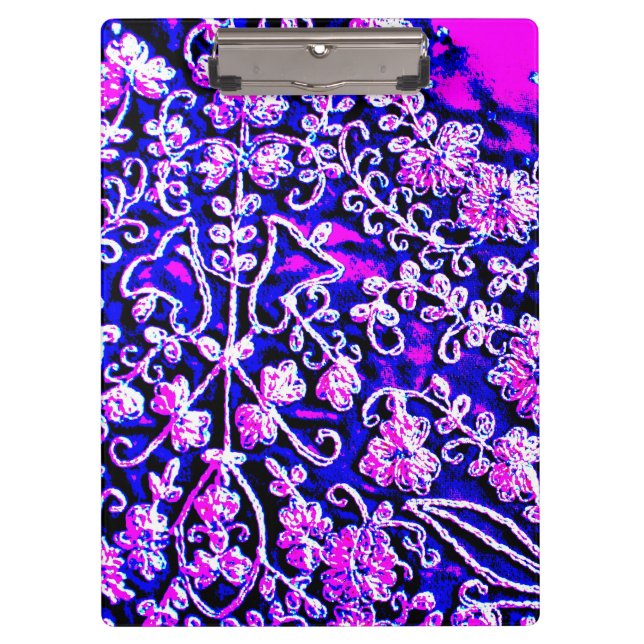 Indianerstickerei Klemmbrett (Vorderseite)