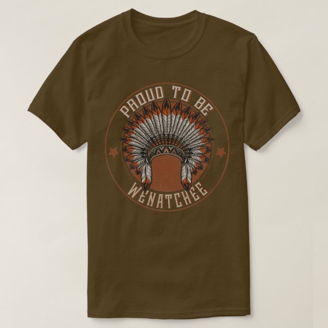 Indianerstolz auf Wenatchebe T-Shirt (Design vorne)
