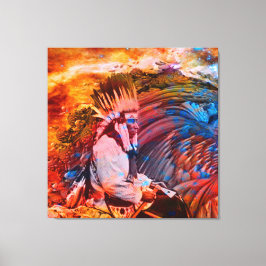 Indianertraum Leinwanddruck