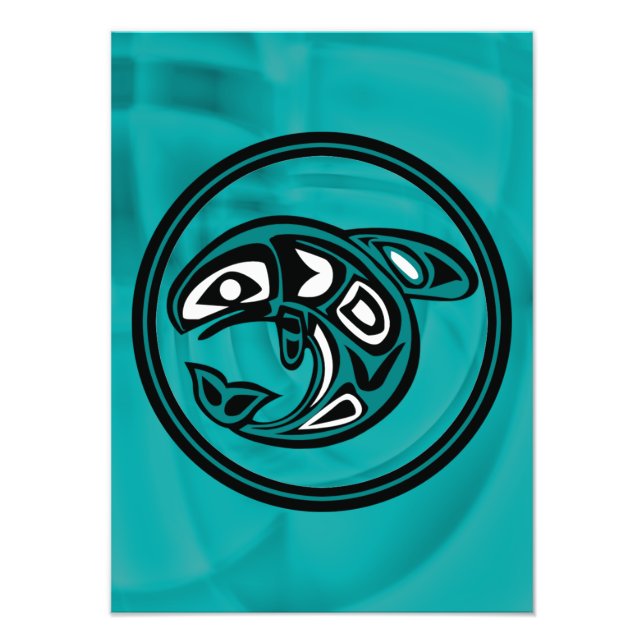 Indianerwal Fotodruck (Vorne)