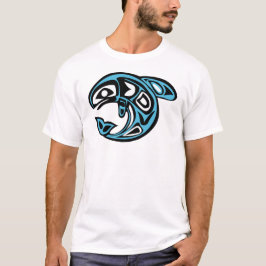 Indianerwal, Himmelblau T-Shirt