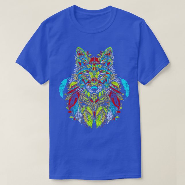 Indianerwolf T-Shirt (Design vorne)