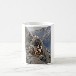 Indianische Ikonen: Apache Krieger, US-Kavallerie Kaffeetasse