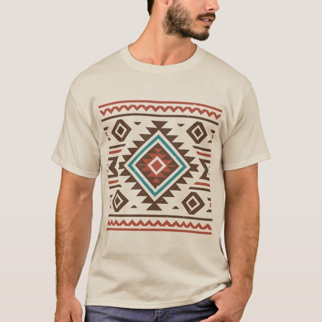 Indianische Kunst T-Shirt (Vorderseite)