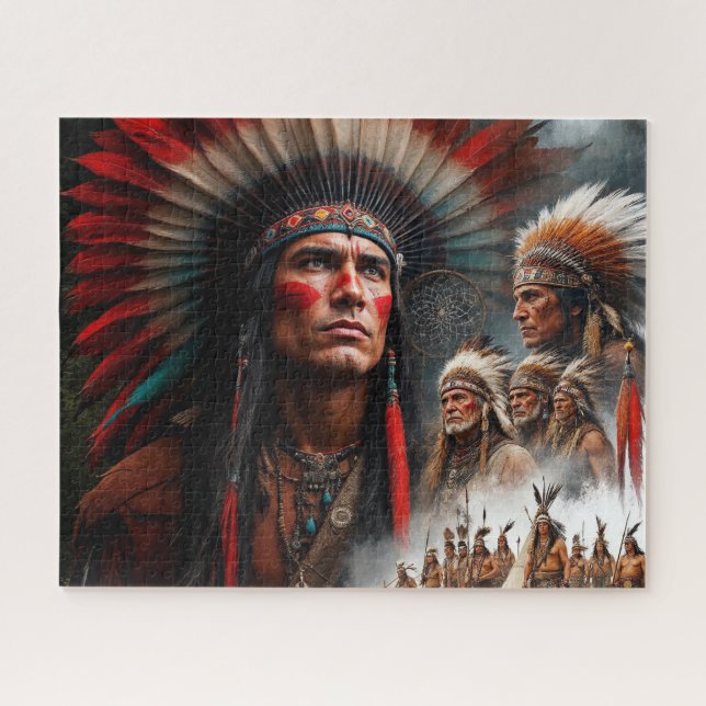 Indianische Männer (Horizontal)