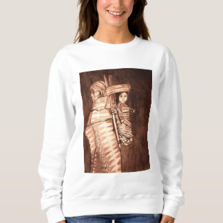 INDIANISCHE MUTTER MIT PAPOOSE    SWEATSHIRT