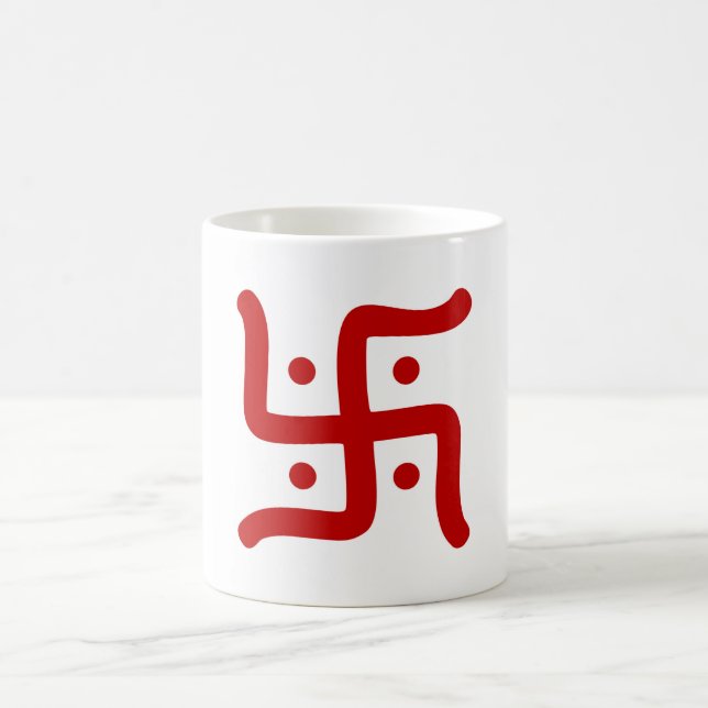 Indianische Traditionskirche des rückwärtigen Swas Kaffeetasse (Mittel)