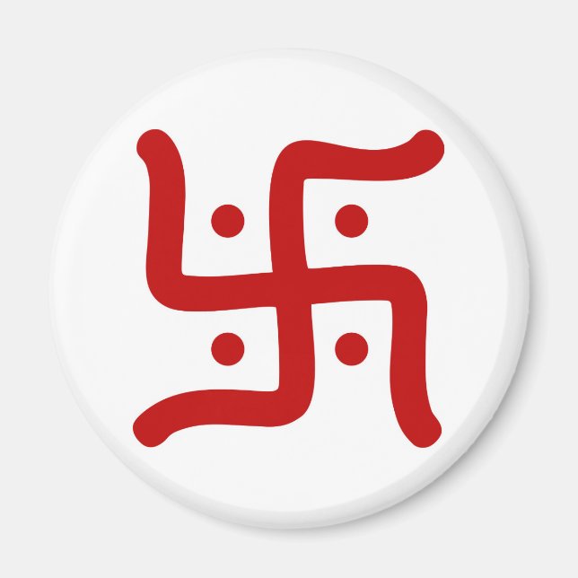 Indianische Traditionskirche des rückwärtigen Swas Magnet (Vorne)