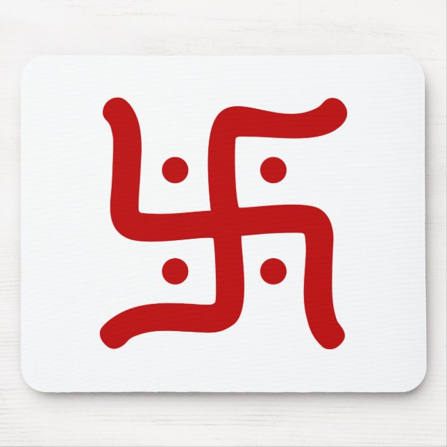 Indianische Traditionskirche des rückwärtigen Swas Mousepad (Vorne)
