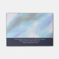 Indianisches amerikanisches Sprichwort Inspiration