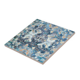 Indianisches amerikanisches Tribal Classic Blue Ta Fliese