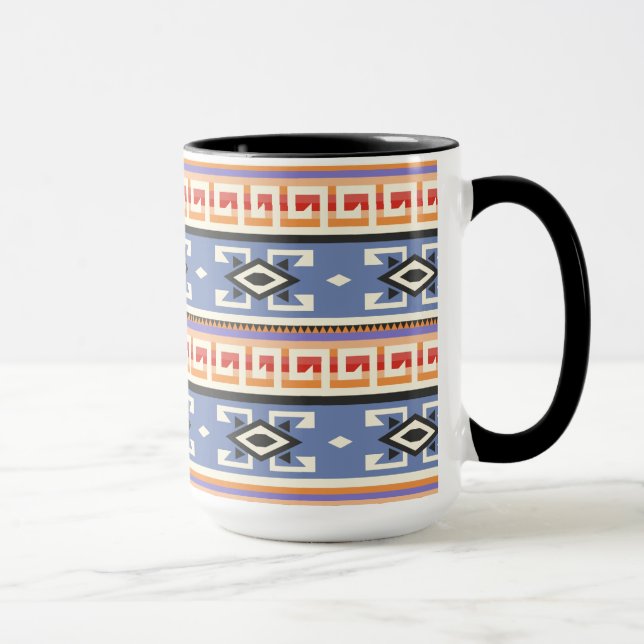 Indianisches geometrisches Muster Tasse (Rechts)